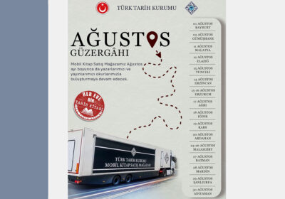 Mobil Kitap Satış Mağazamızın Ağustos Güzergâhı