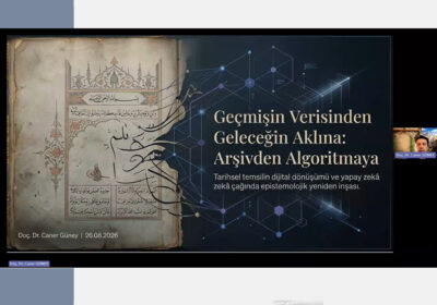 Dijital Tarih ve Tarihî Coğrafya Konferanslarının Konuğu Doç. Dr. Caner Güney Oldu