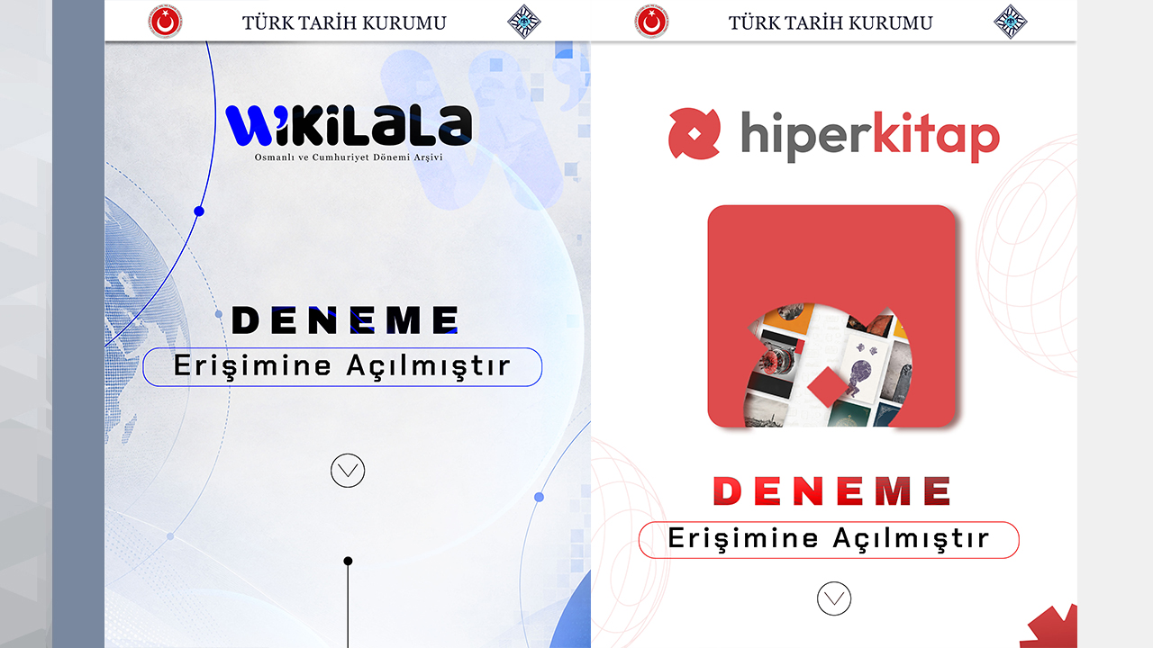 Wikilala ve Hiperkitap Veri Tabanları Deneme Erişimine Açıldı